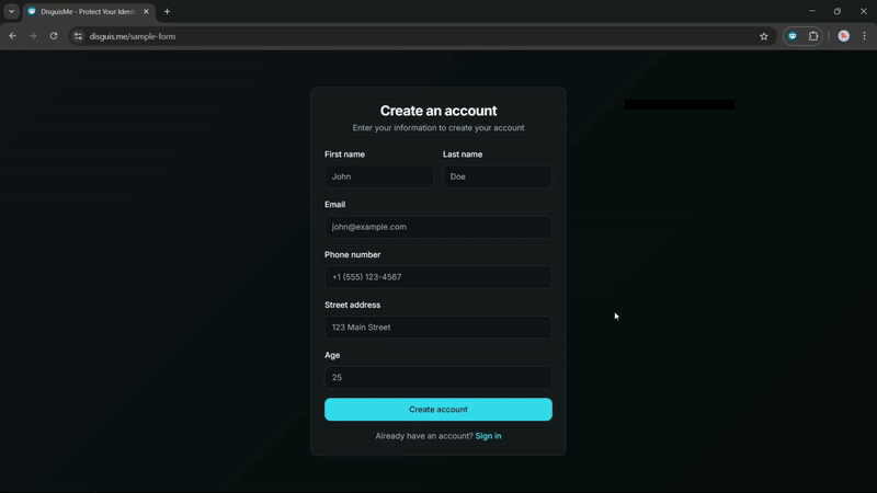 DisguisMe screenshot 4